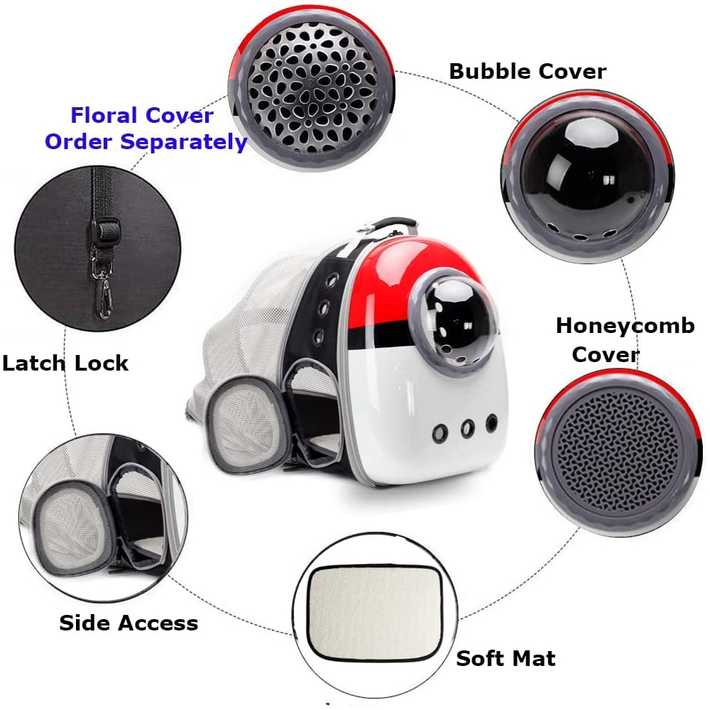 Mochila expandible para gatos cápsula espacial astronauta