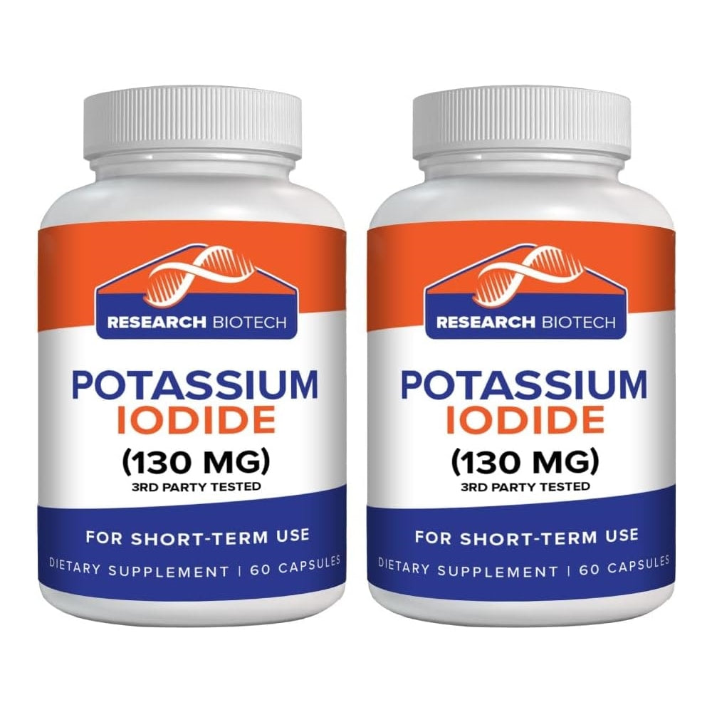 Suplemento yoduro de potasio de 130 mg 60 und 2 pack