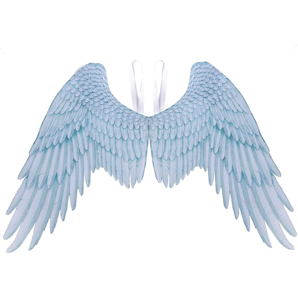 Disfraces de alas de ángel 3D blanca talla única