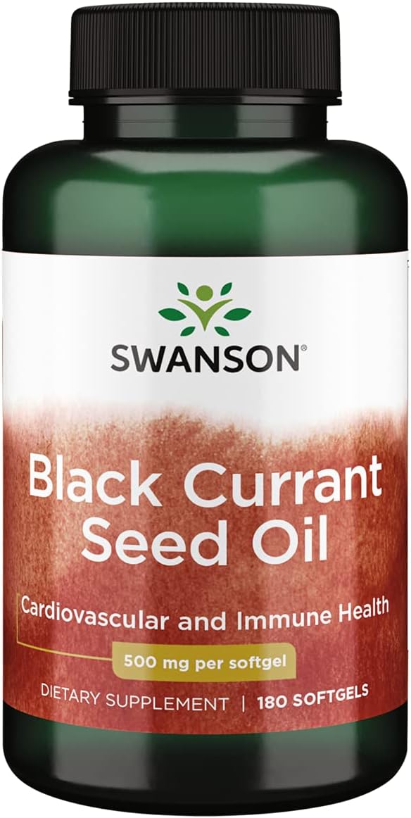 Aceite de Semilla de Grosella Negra - Swanson - 180 Softgels