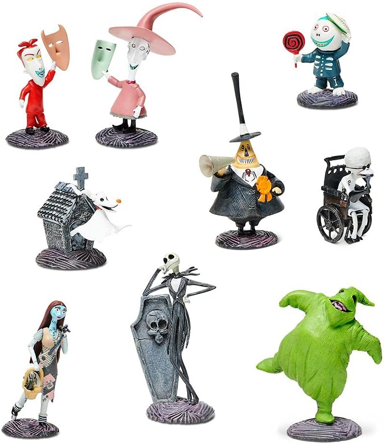 Juego de Figuras Deluxe de Disney Tim Burton - El Estrano Mundo
