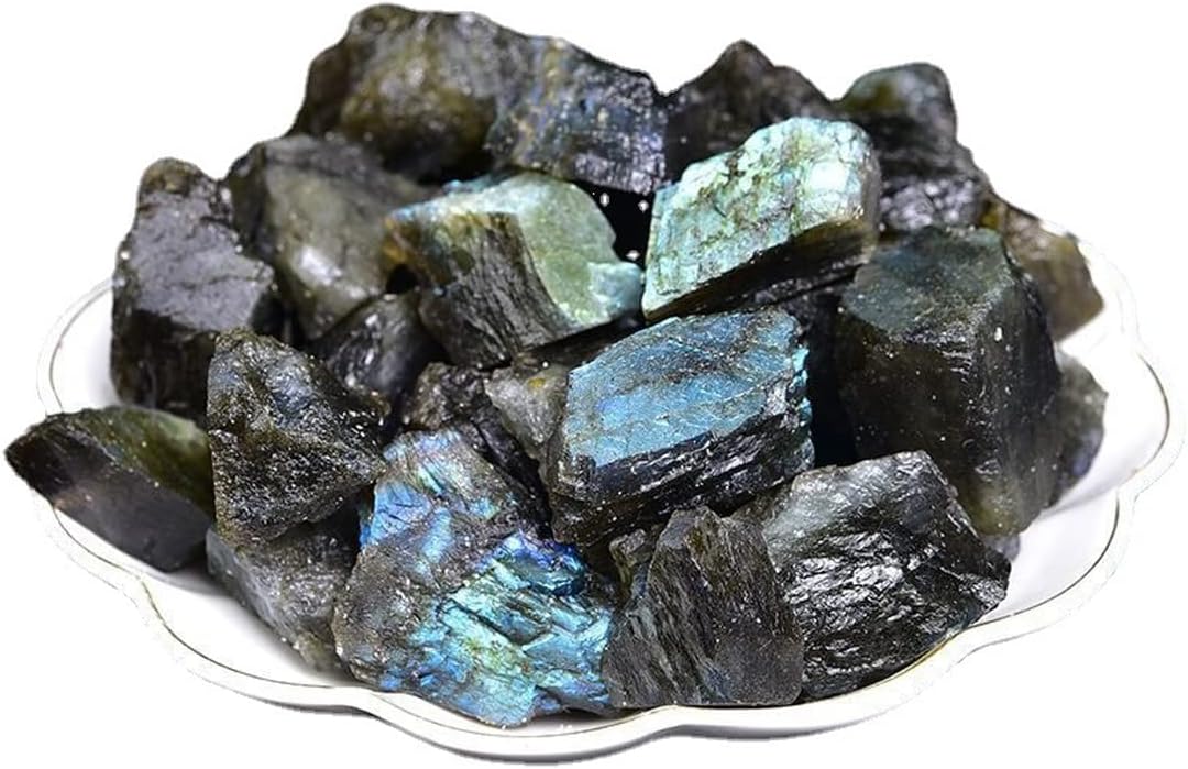 Cristales de Labradorita Crudos, Piedras Naturales para Sanar
