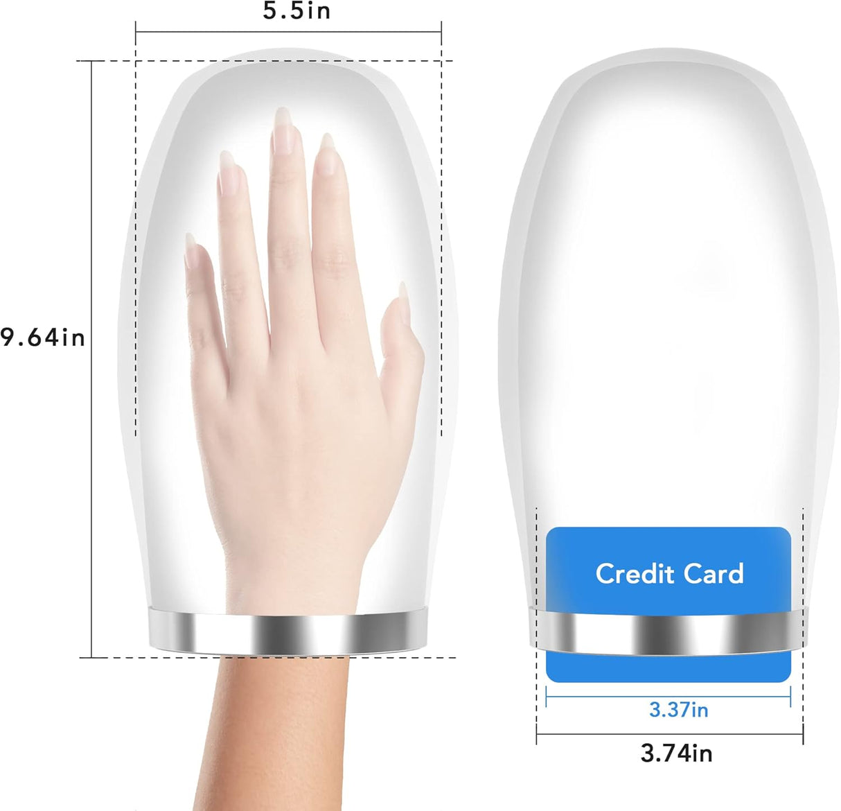 Masajeador de Manos Breo WOWOS, Calentamiento, Control APP