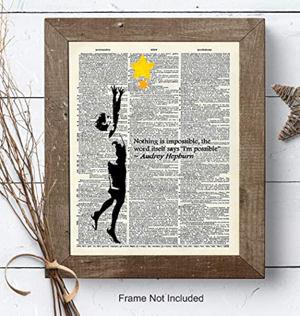 cartel decorativo de Cita inspirada de Audrey Hepburn