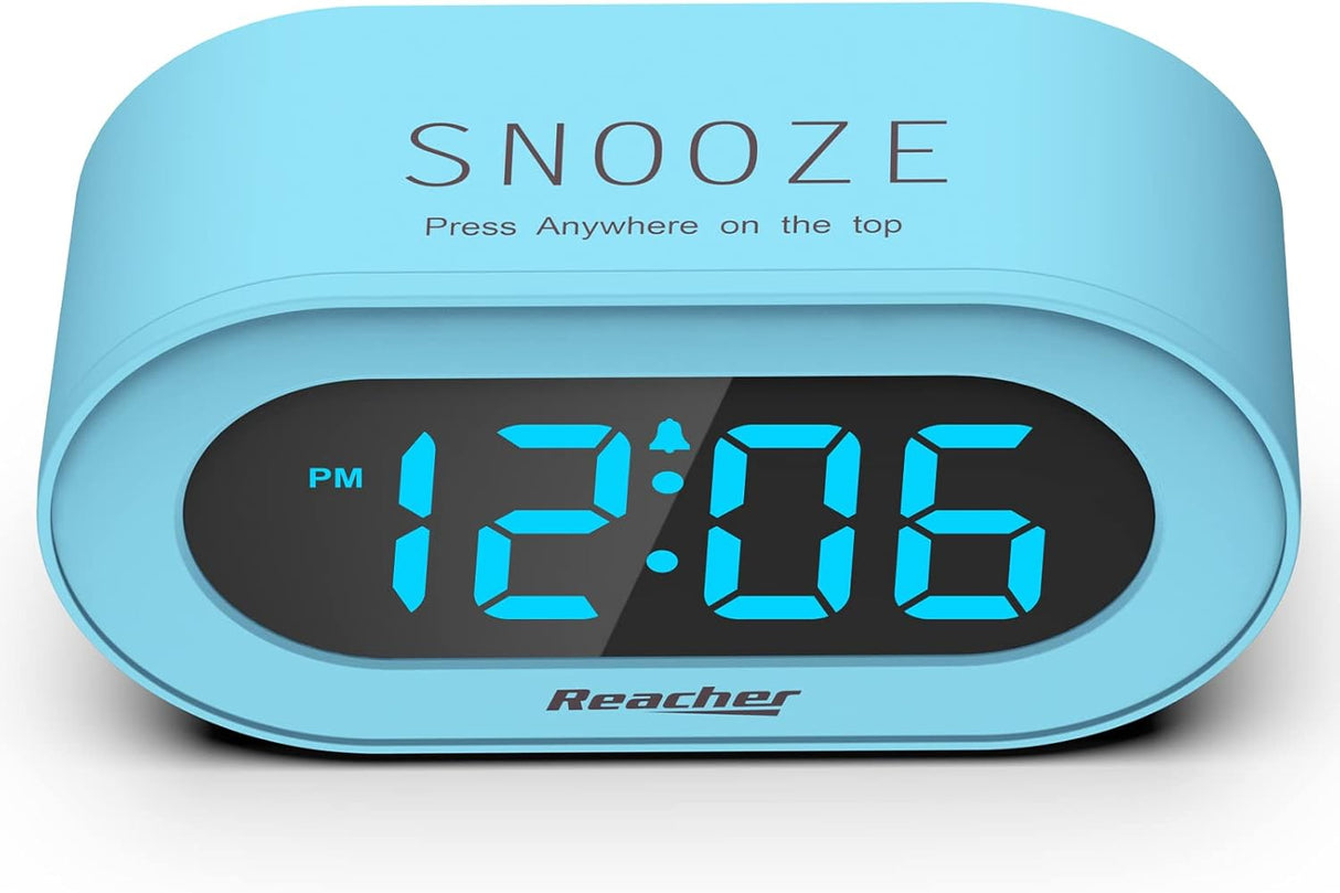 Reloj Despertador Infantil con Snooze, Dimmer y Volumen Ajustable