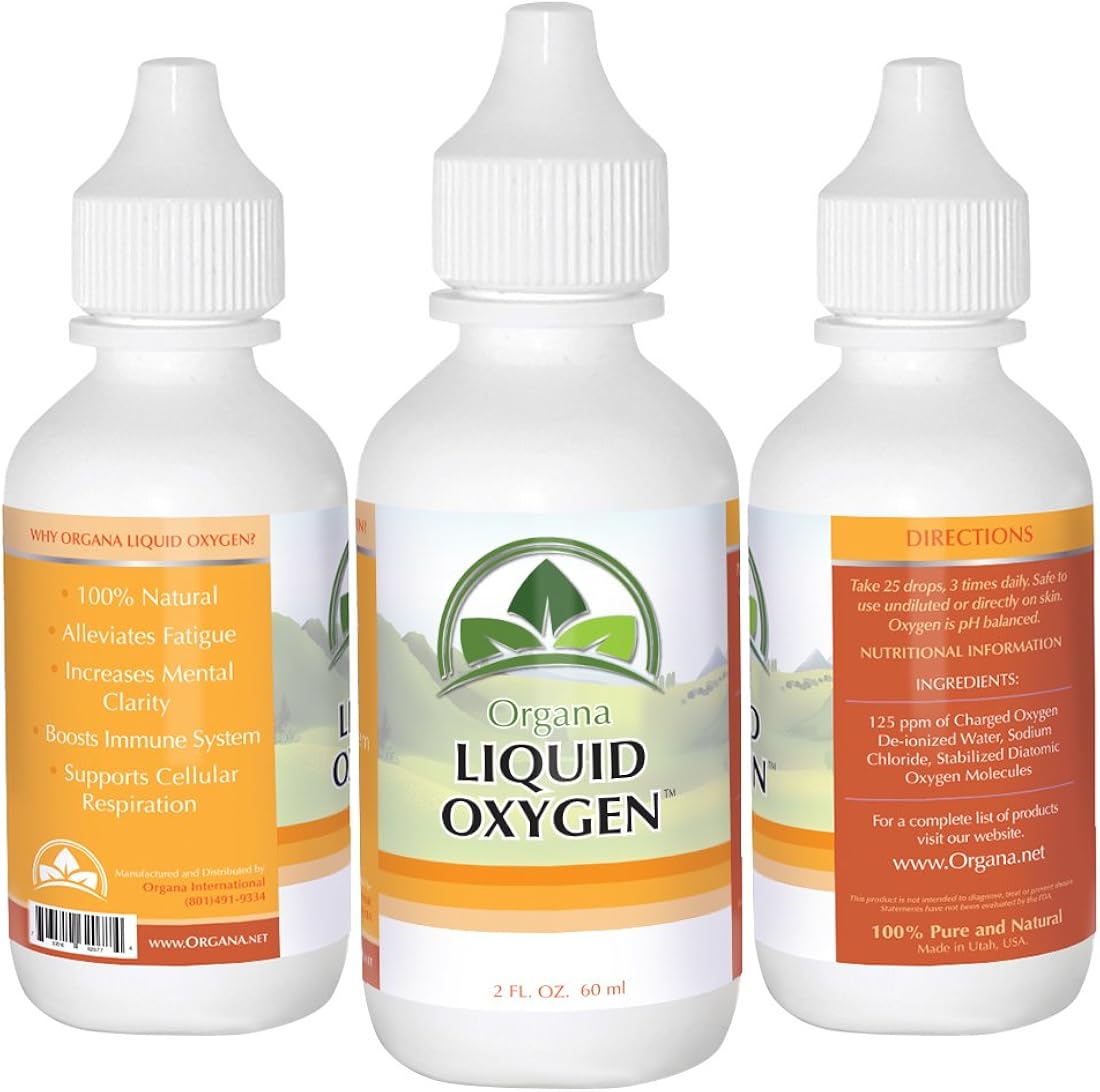 Organa oxígeno líquido suplemento 100% Natural