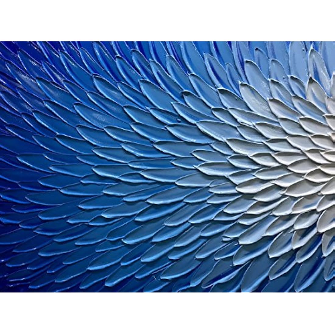 Arte abstrato Pinturas de flores 3D a mano sobre lienzo