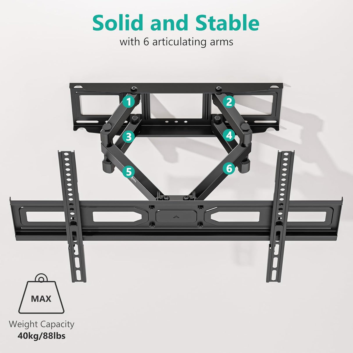 Soporte de pared para TV para la mayoría de tV curvos planos