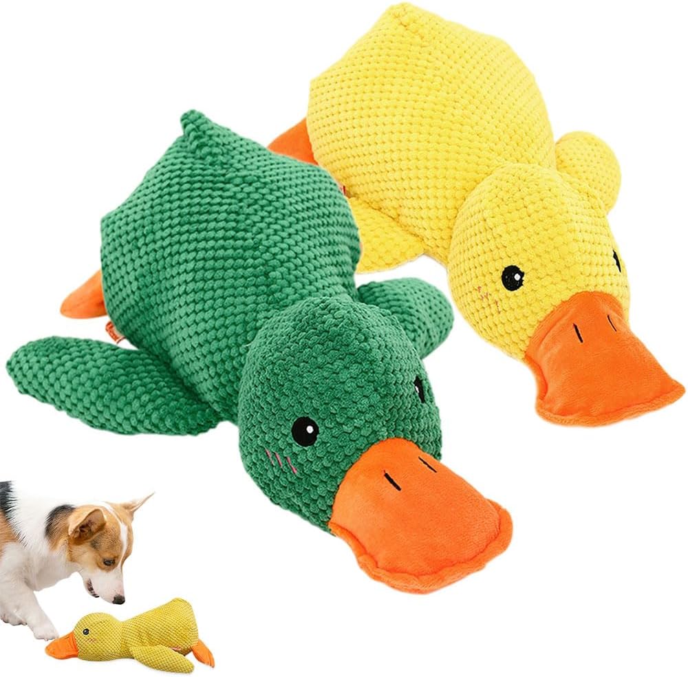 Juguete para Perros Quack-Quack, Mellow, Durable y Calmante