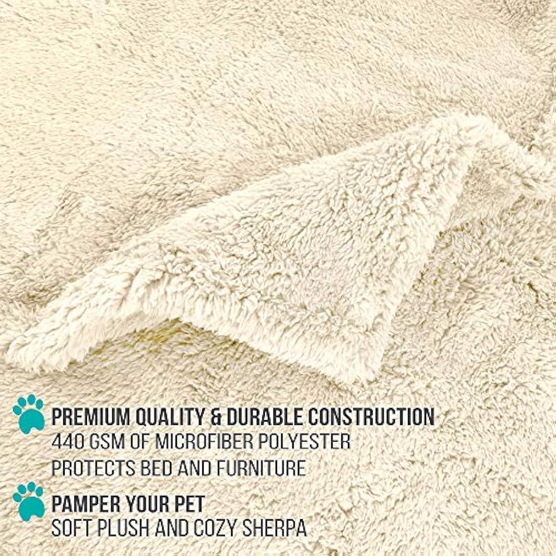 Manta de forro polar impermeable para perros grandes y gatos