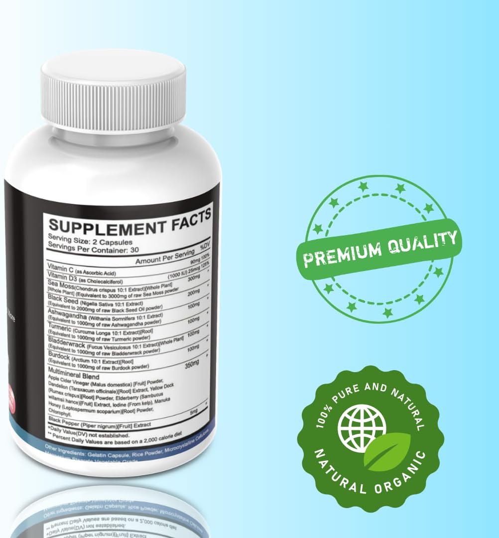 Suplemento Natural: Algas Marinas, Aceite de Semilla y Más