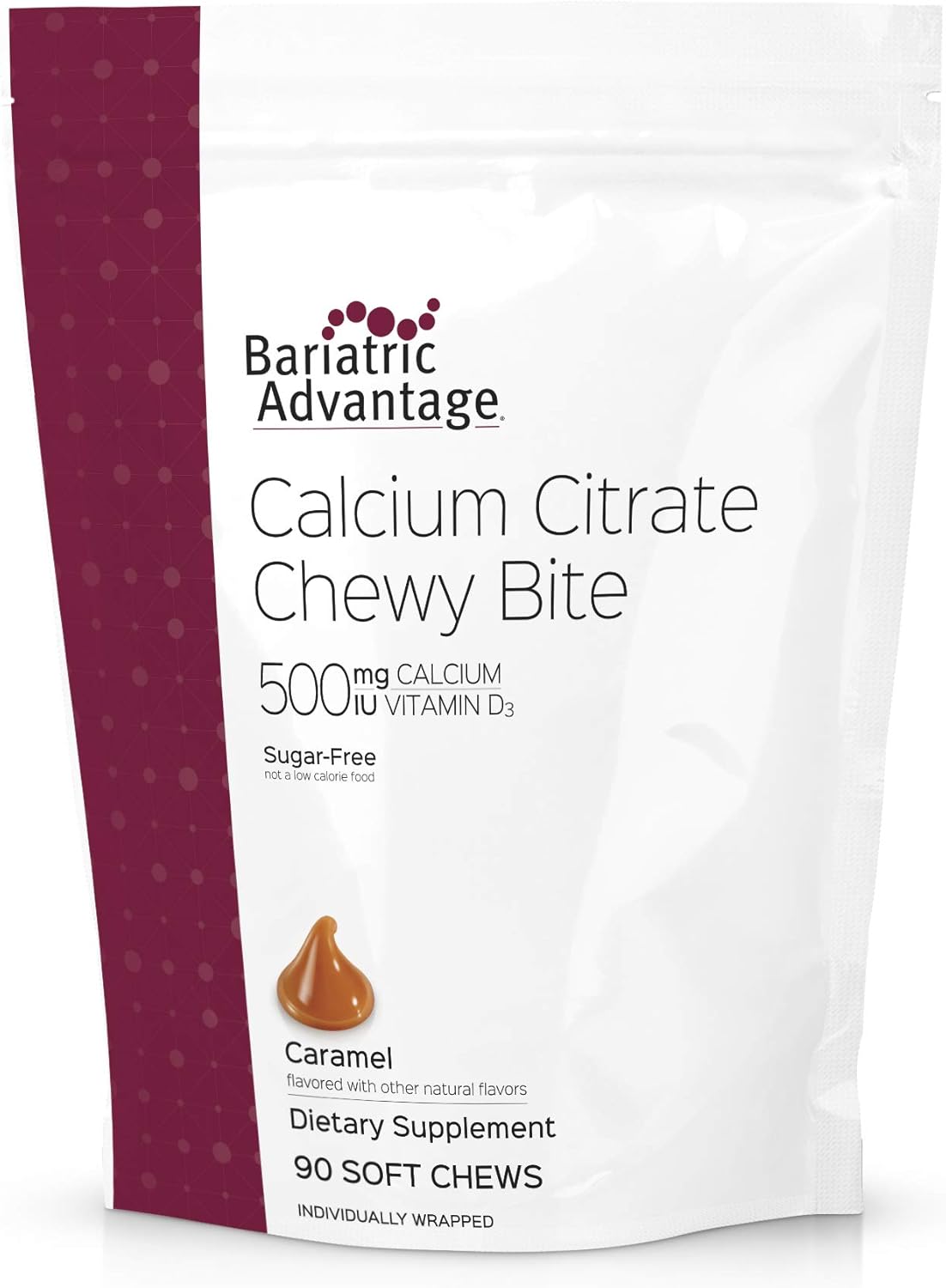 Citrato de calcio masticable pacientes de cirugía bariátrica