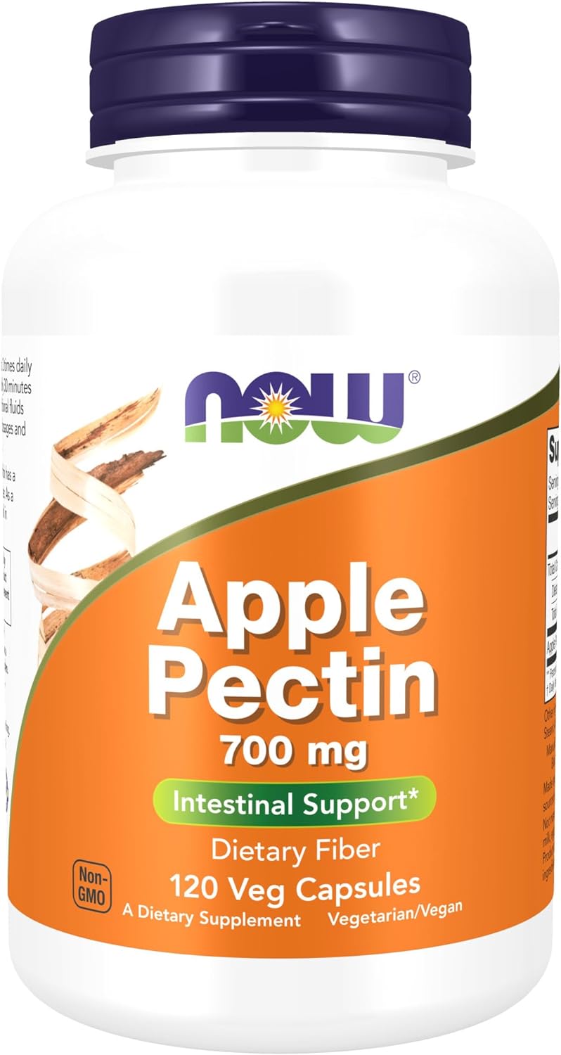 Suplementos Pectina de Manzana 700 mg Fibra Dietética