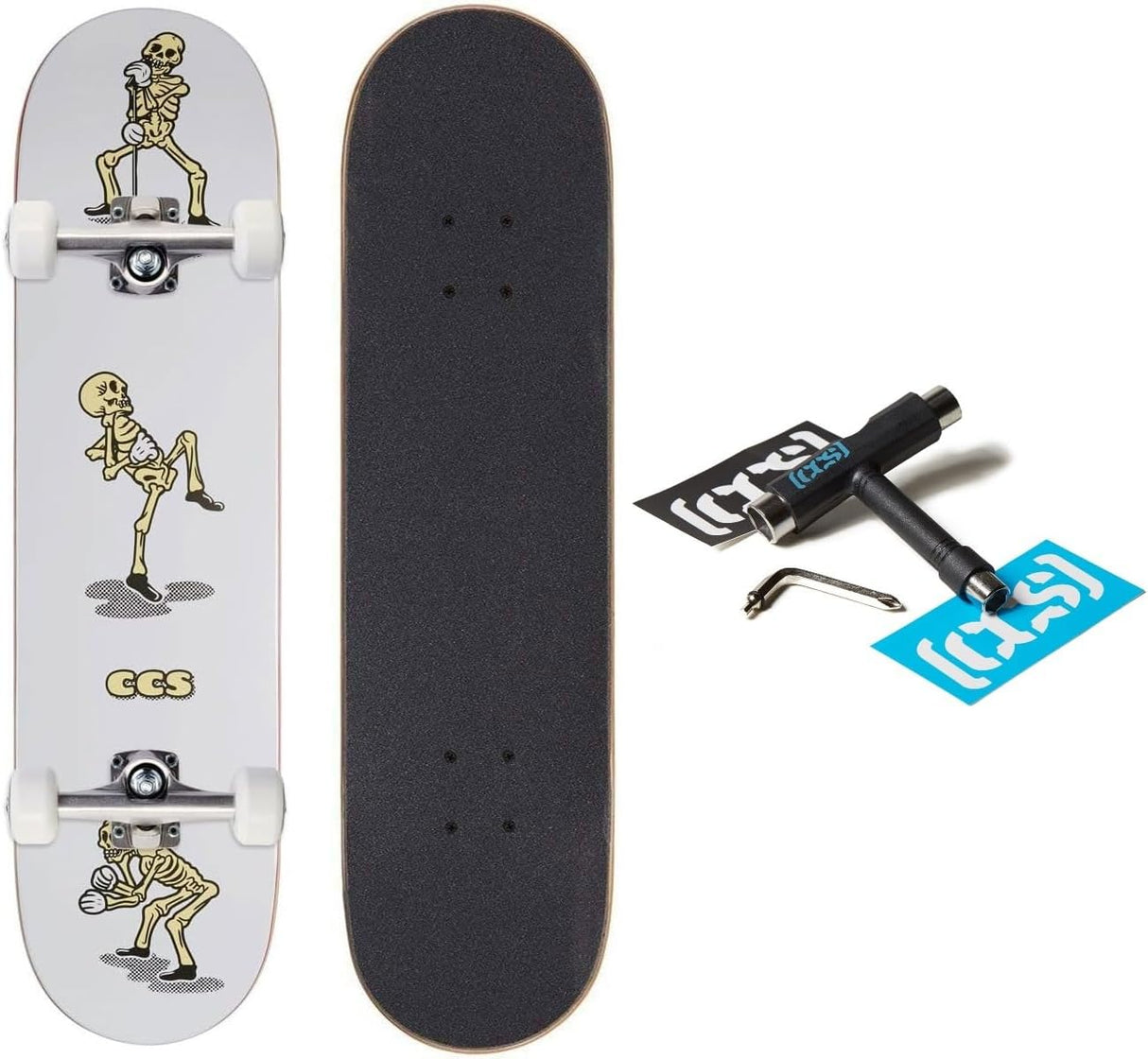 Skateboard Completo Profesional en Madera de Arce - Modelo CCS