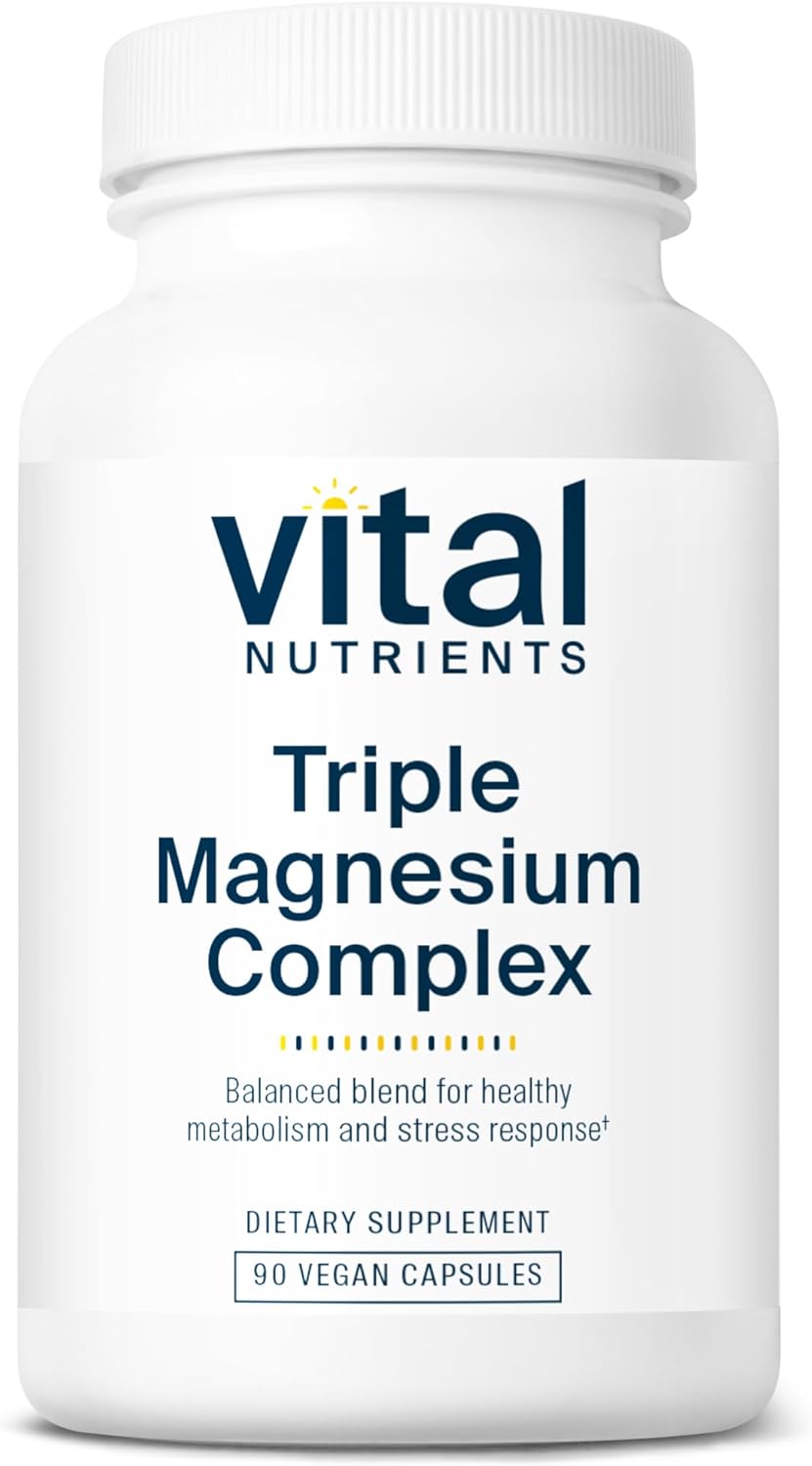 Magnesio Triple Vital Nutrients | Vegano, 250mg | 90 Cápsulas