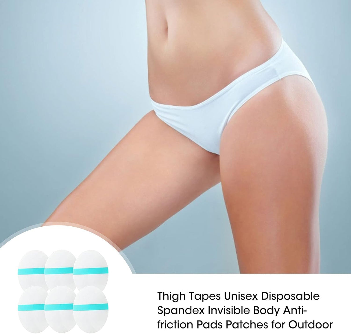 Adhesivo Anti-Rozaduras Muslo Parche Ultrafino Invisible