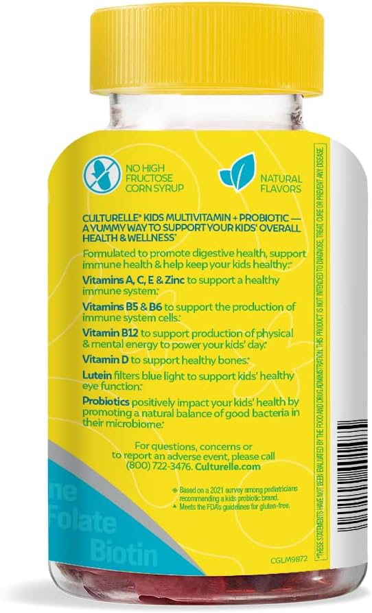 Gomitas Multivitamínicas y Probióticas para Niños