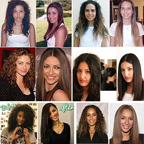 Tratamiento de cabello alisado brasileño de queratina
