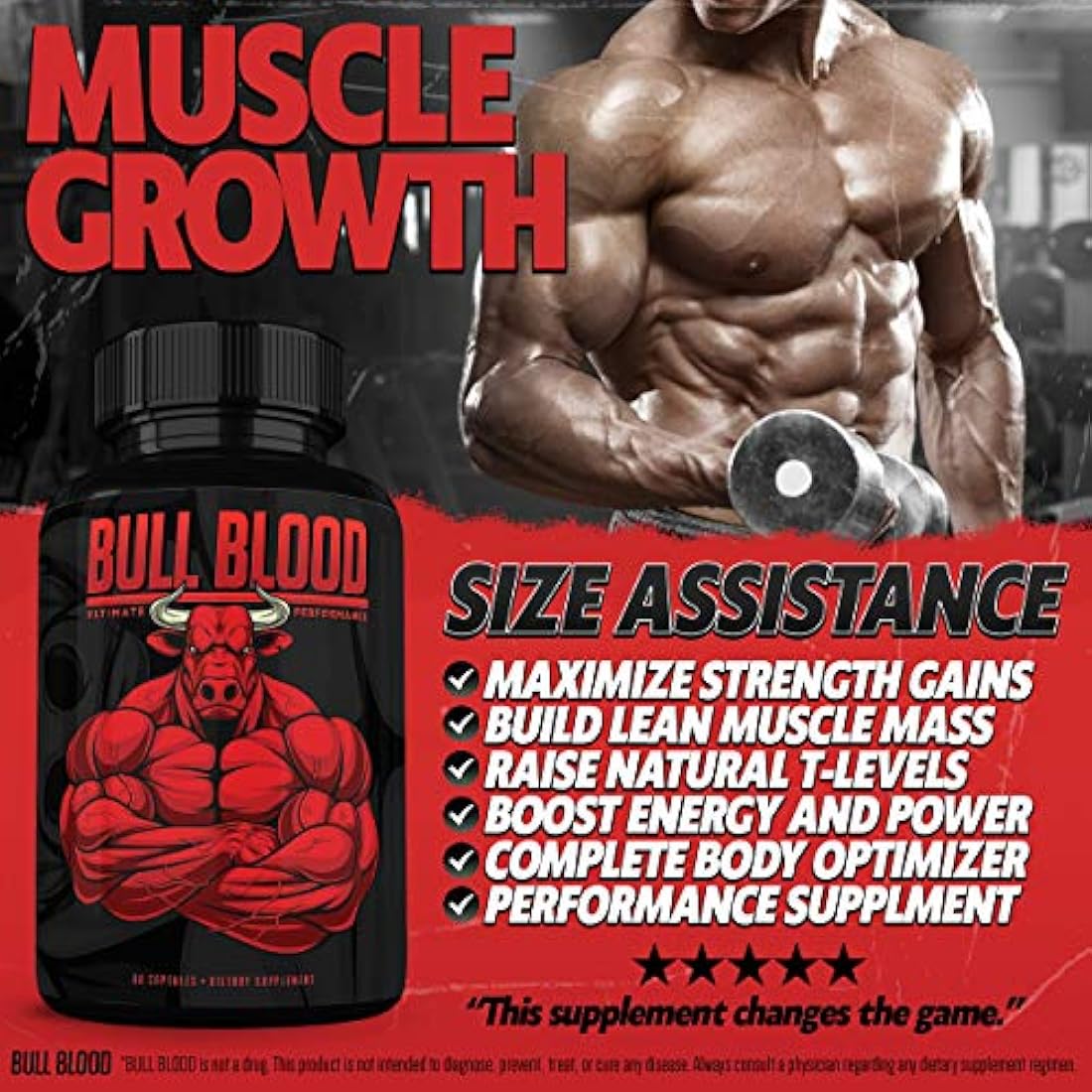 Bull Blood Refuerzo de prueba para hombre Osyris Nutrition