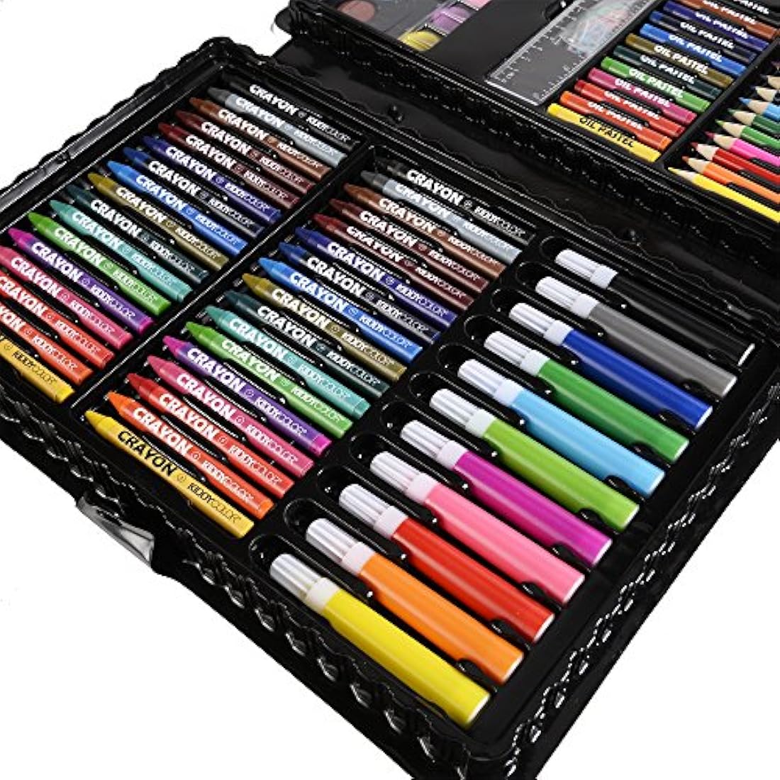 Juego de arte de lujo para niños con estuche de plástico