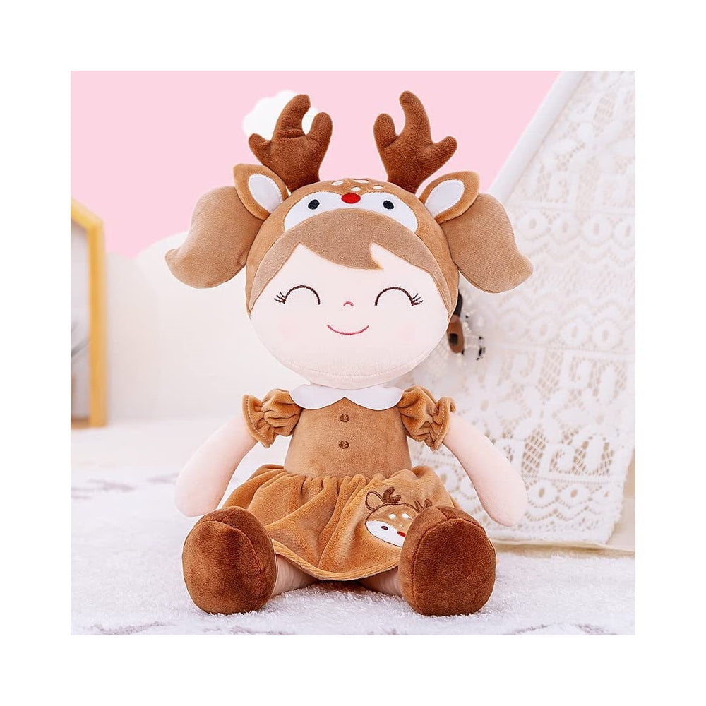 Peluche Muñecas rellenas para bebés con vestido floral