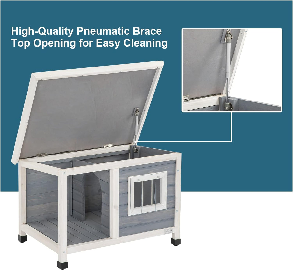 Casa pequeña para perros al aire libre resistente Petsfit