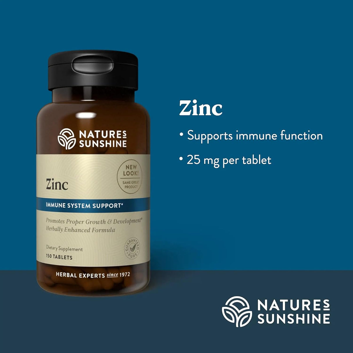 Suplemento Zinc 25 mg