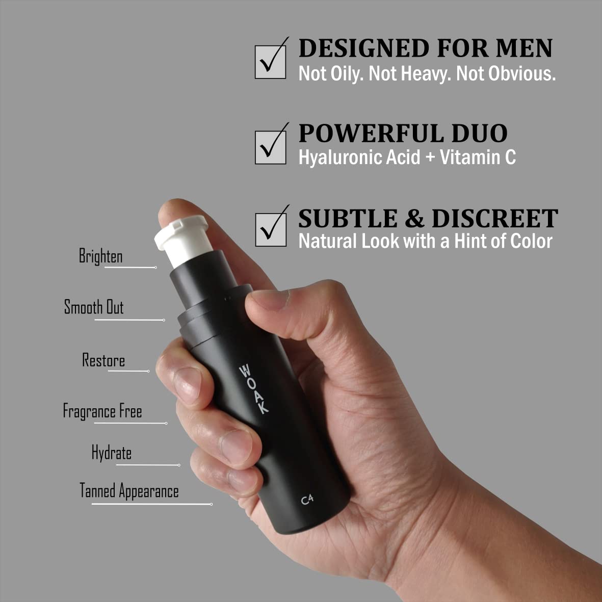 Crema hidratante teñida BB CC para hombre Complejo camuflaje