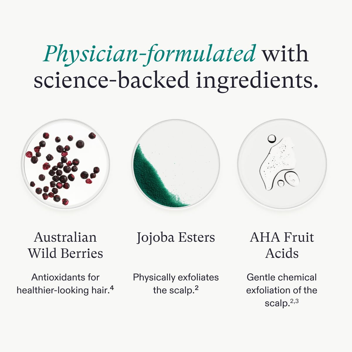 Mascarilla exfoliante para el cuero cabelludo Nutrafol