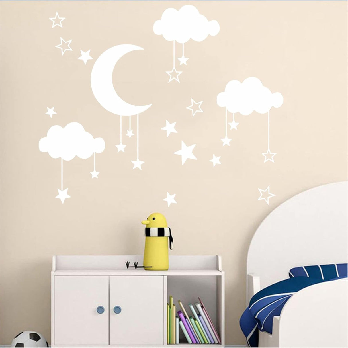 Vinilos de Nubes y Estrellas para Niños - Decoración Removible