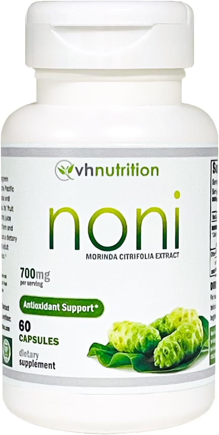 Suplemento NONI Cápsulas 700mg Morinda citrifolia Extracto