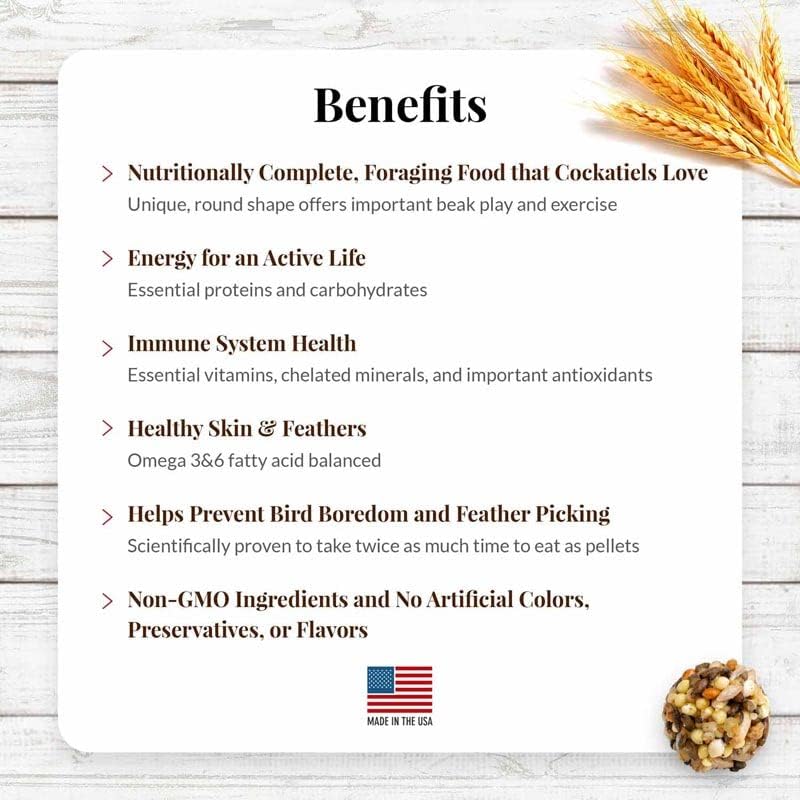 Alimento para pájaros para mascotas