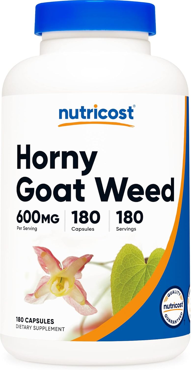 Extracto de maleza de cabra cachonda 180 cápsulas 600 mg