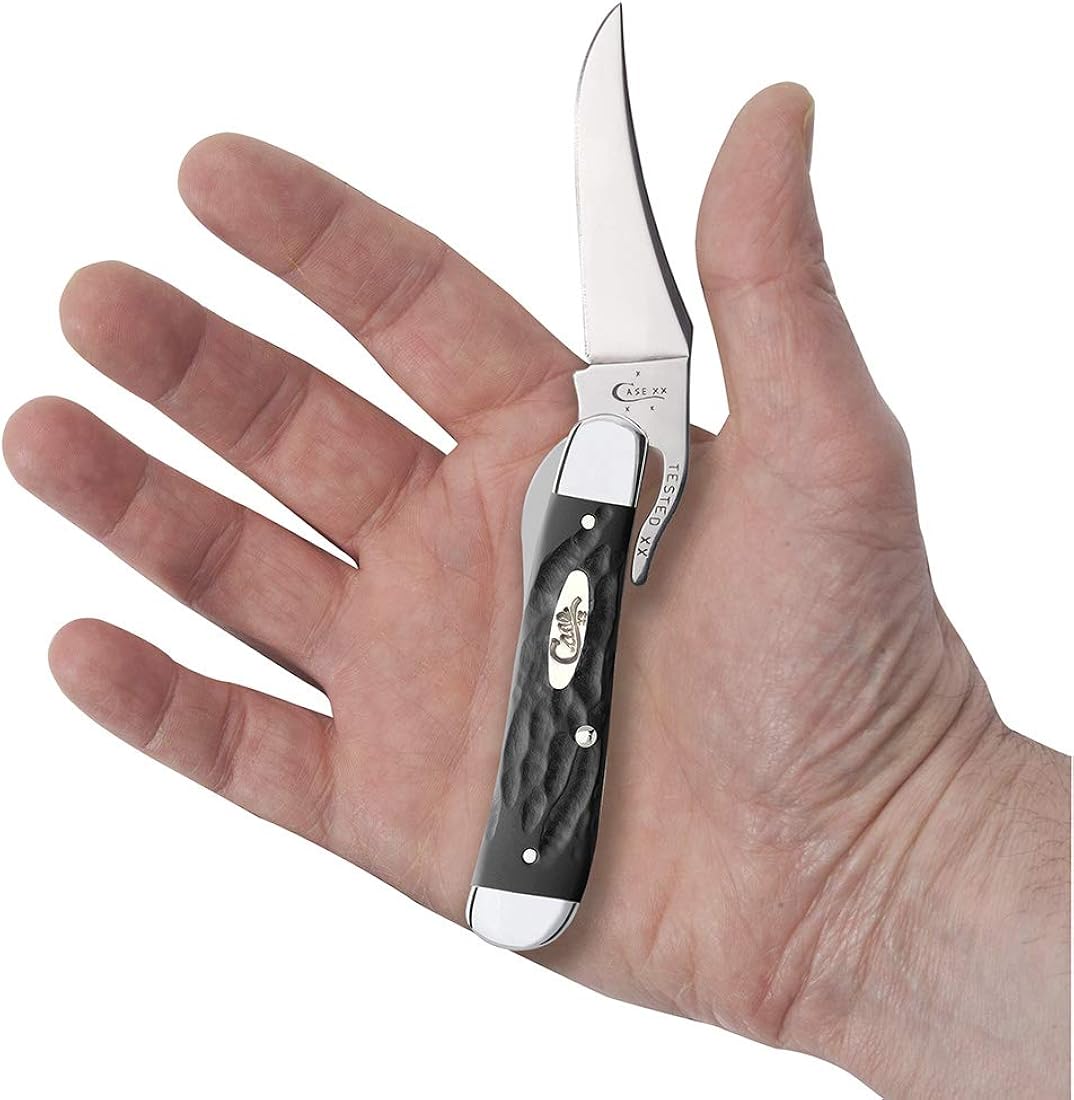 Cuchillo de bolsillo, sintético, Negro