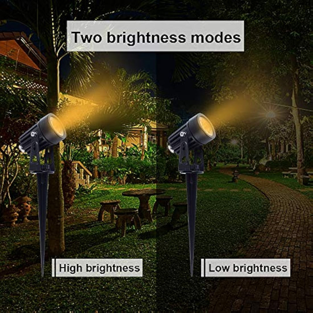 APONUO  Foco solar solar para exteriores de bajo voltaje