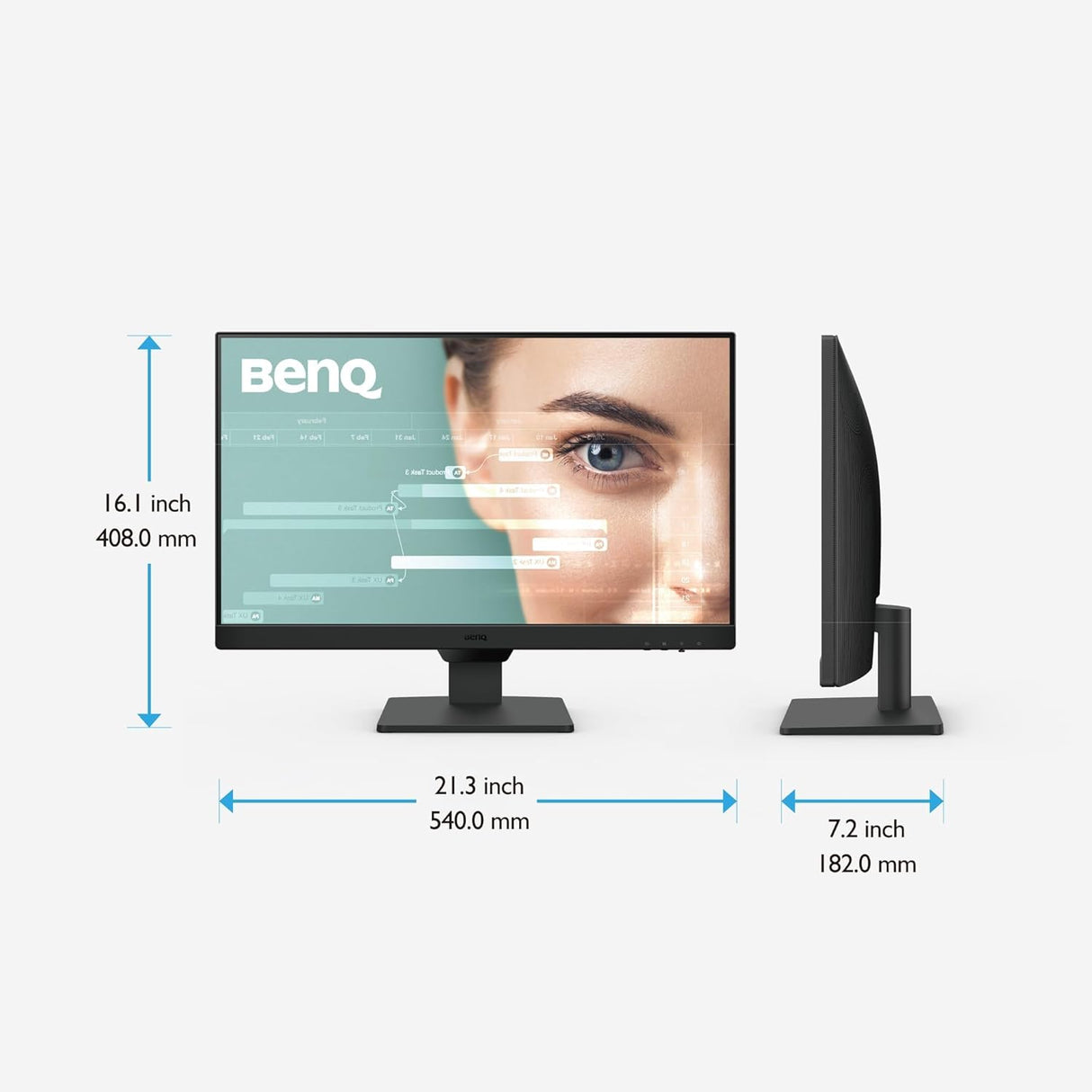 Monitor Gaming BenQ GW2490 24 FHD 100Hz IPS, Anti-Glare