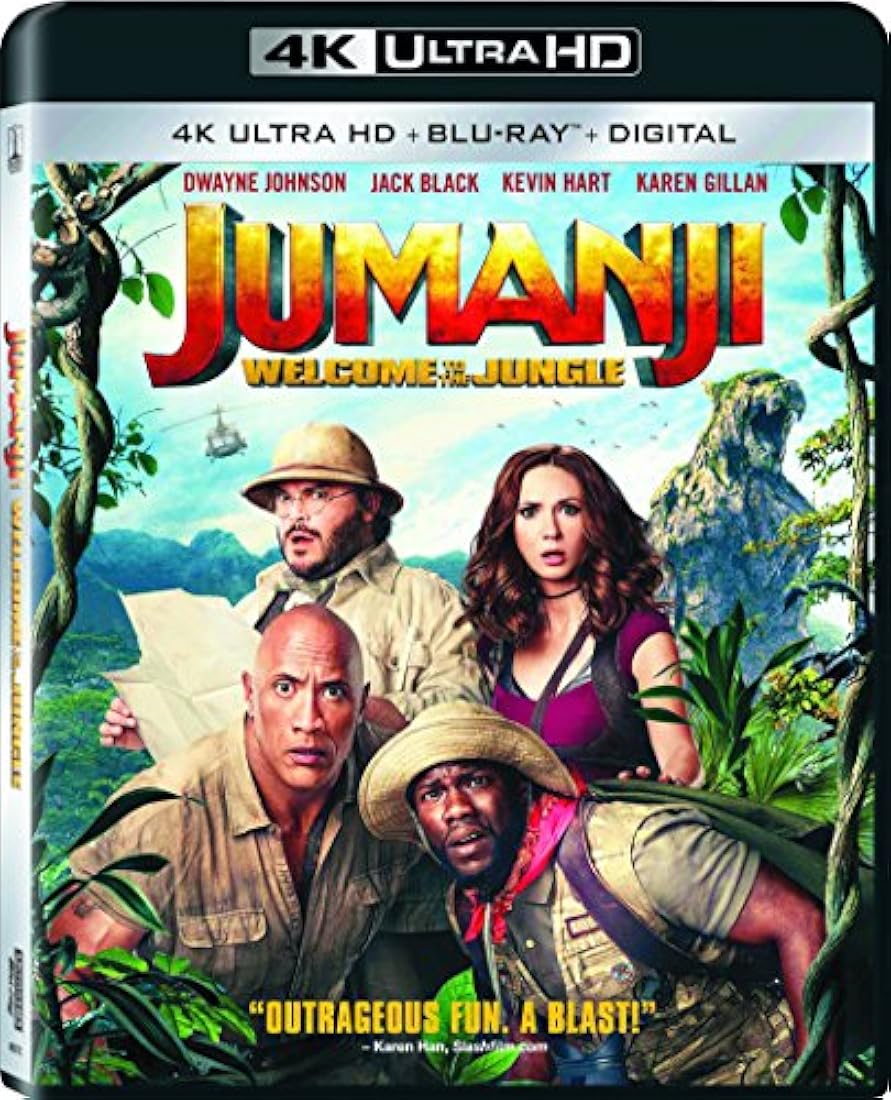 Jumanji: Bienvenido a la jungla 4K Ultra HD Blu-ray Digital