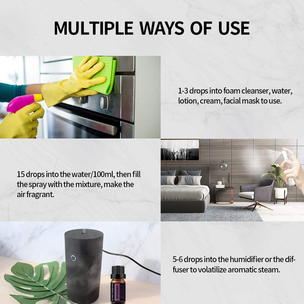 Aceite Esencial de Orégano Orgánico 100% Puro para Masaje