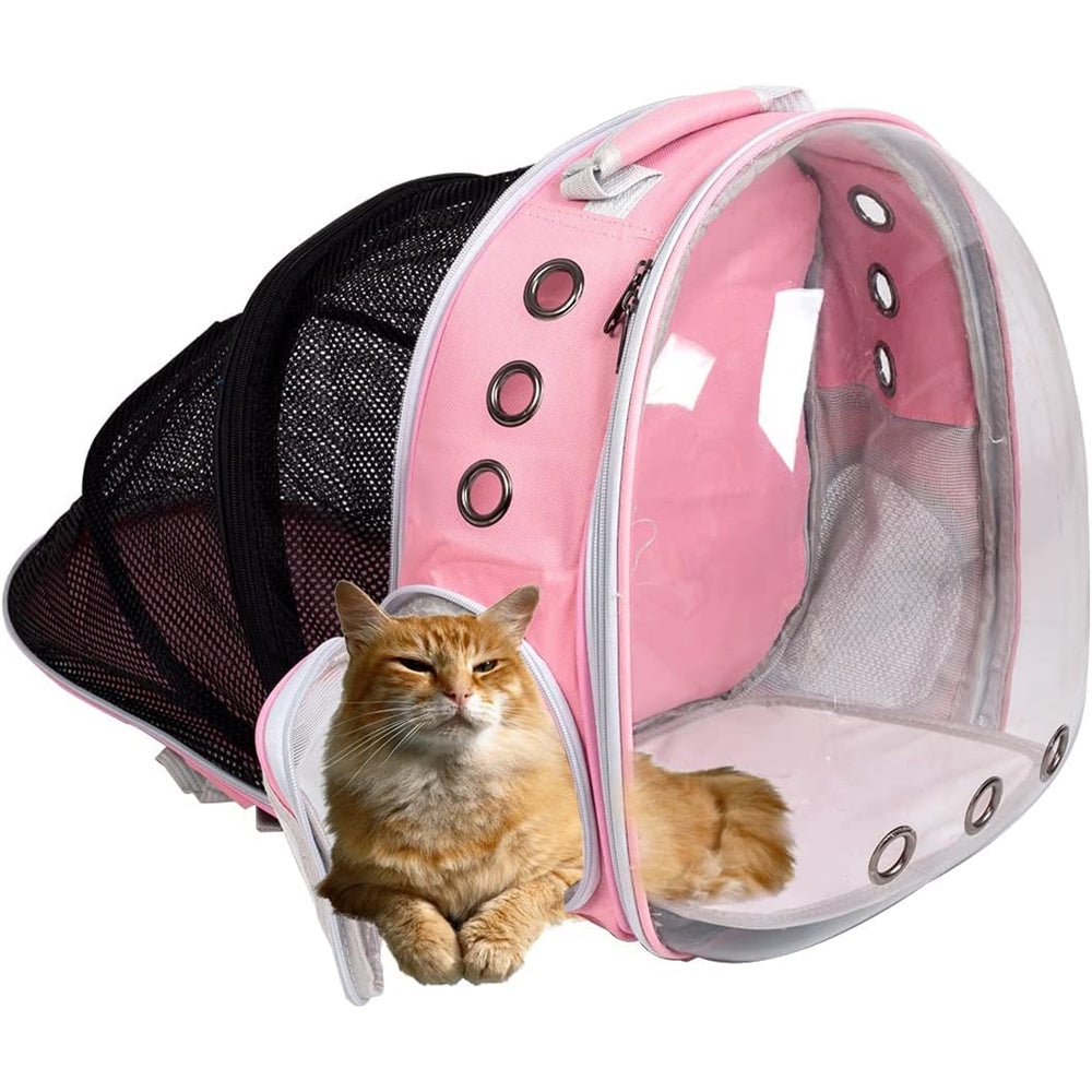 Mochila transportadora de burbujas expandible plegable