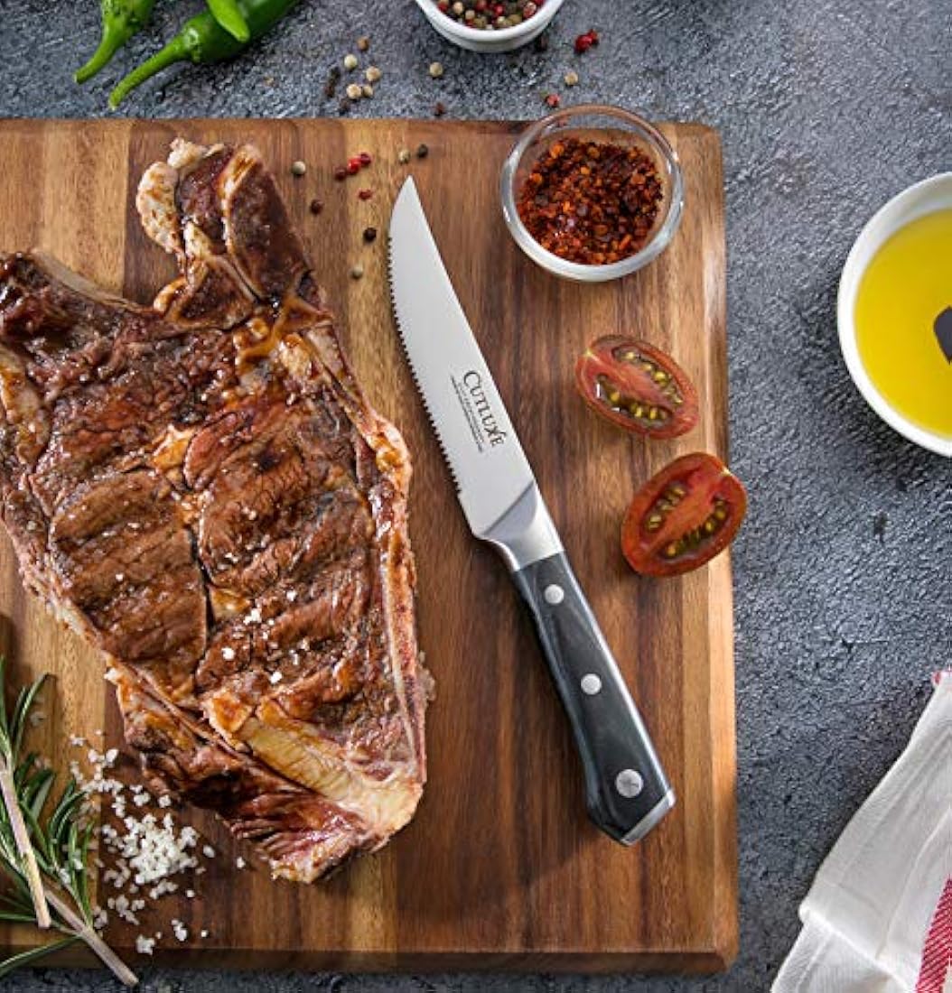 Cutluxe - Cuchillos para carne (acero al carbono forjado)