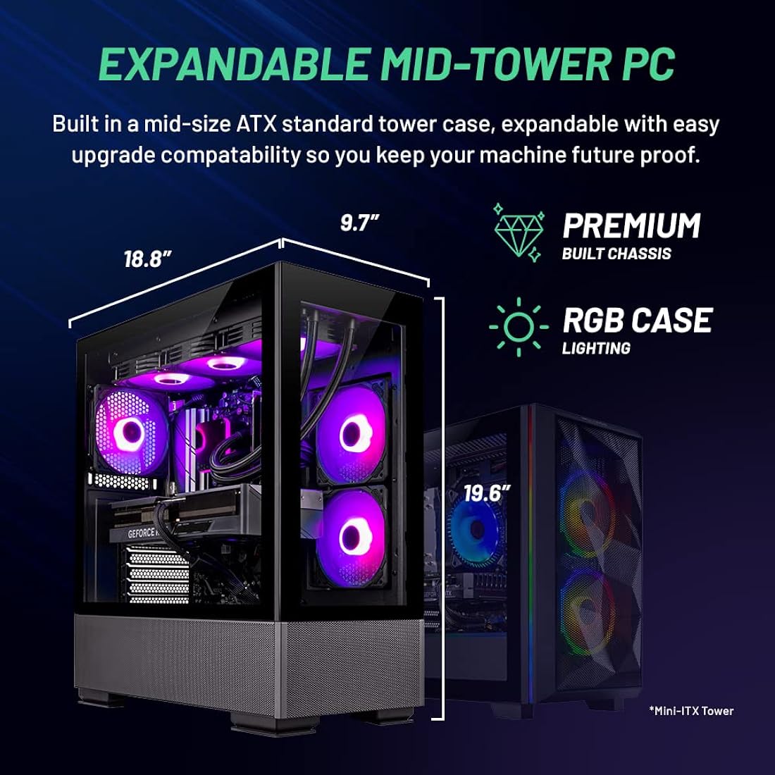 Pc Escritorio para Intel Core i7 12700F 2.1 GHz NVIDIA