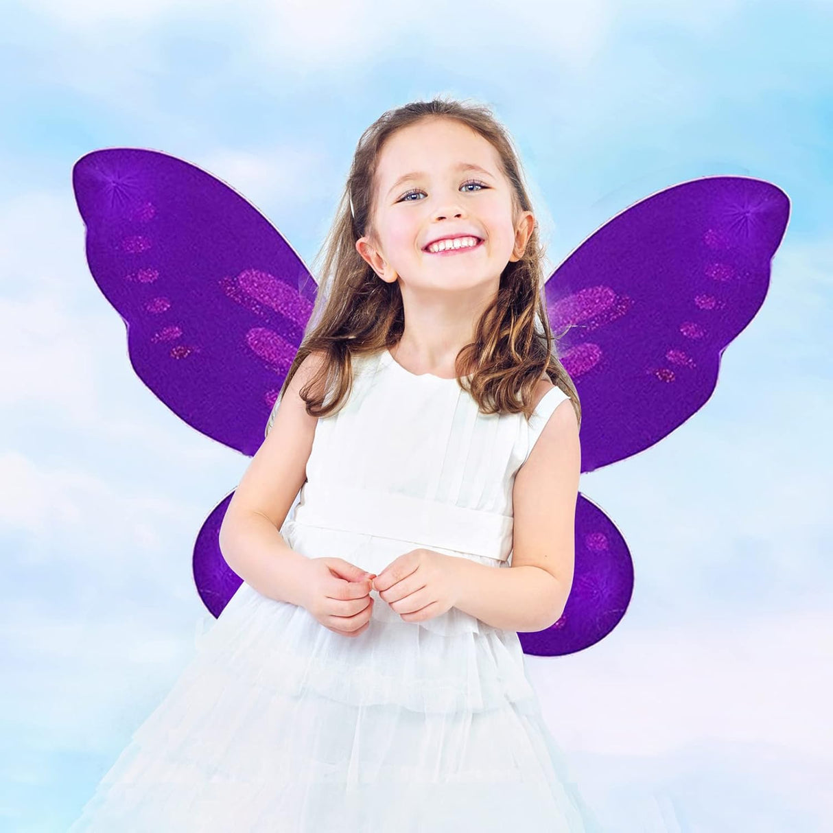 Disfraces de Alas de hada de mariposa morado