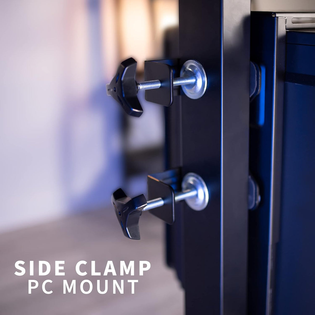 Soporte de CPU ajustable VIVO, montaje bajo escritorio, MOUNT-PC01C