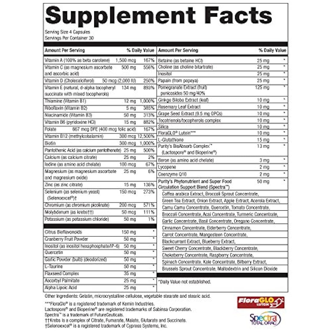 Perfect multi – 120 Cápsulas multivitaminicas