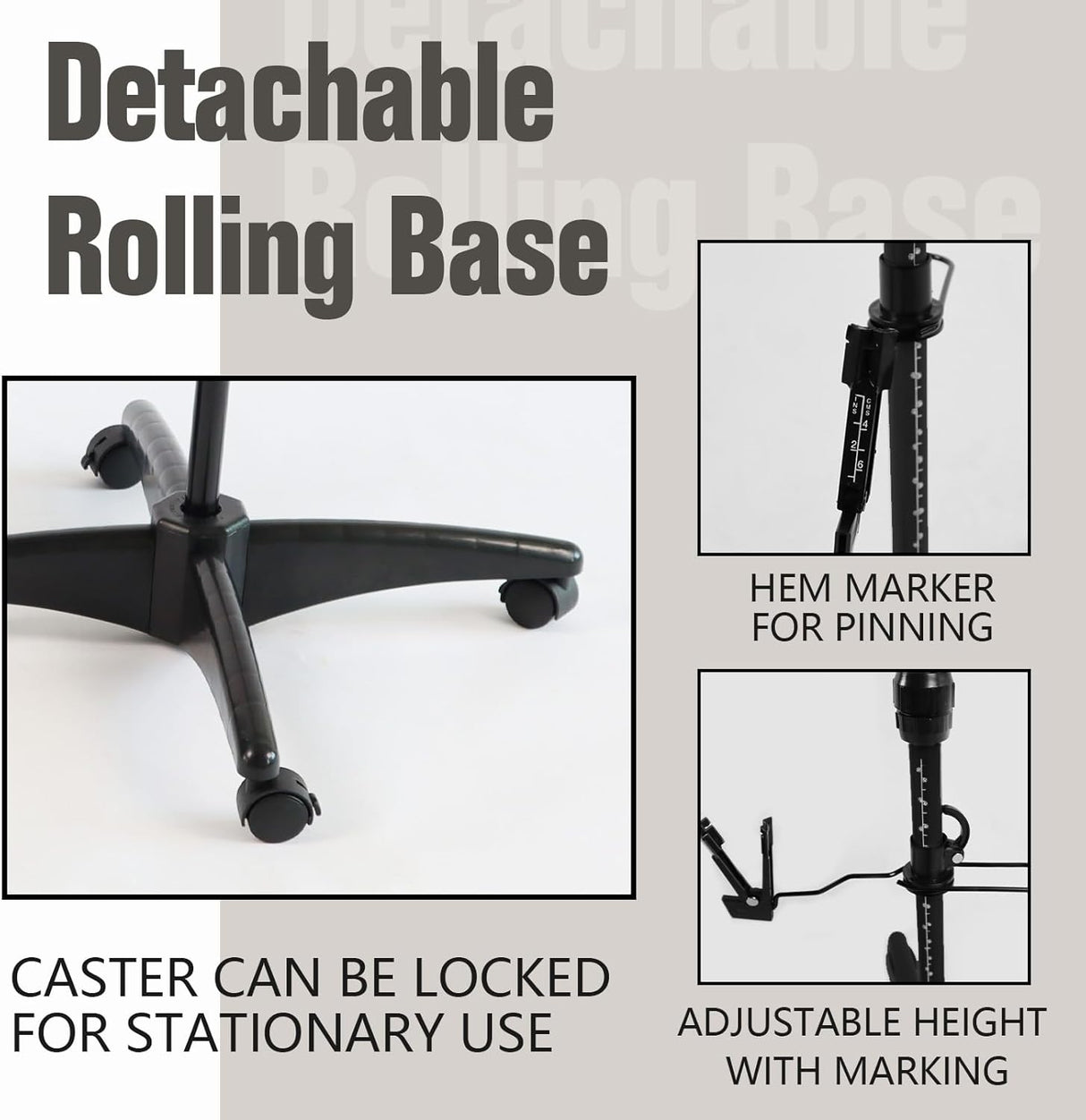 Maniquí ajustable para costura, tamaño 6-14, 13 diales, 42.5-60