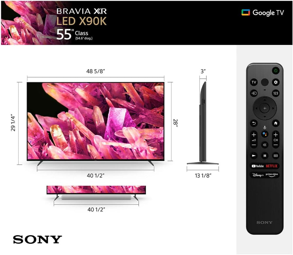 Televisor Sony 75 4K Ultra HD BRAVIA XR75X90K, Dolby Vision