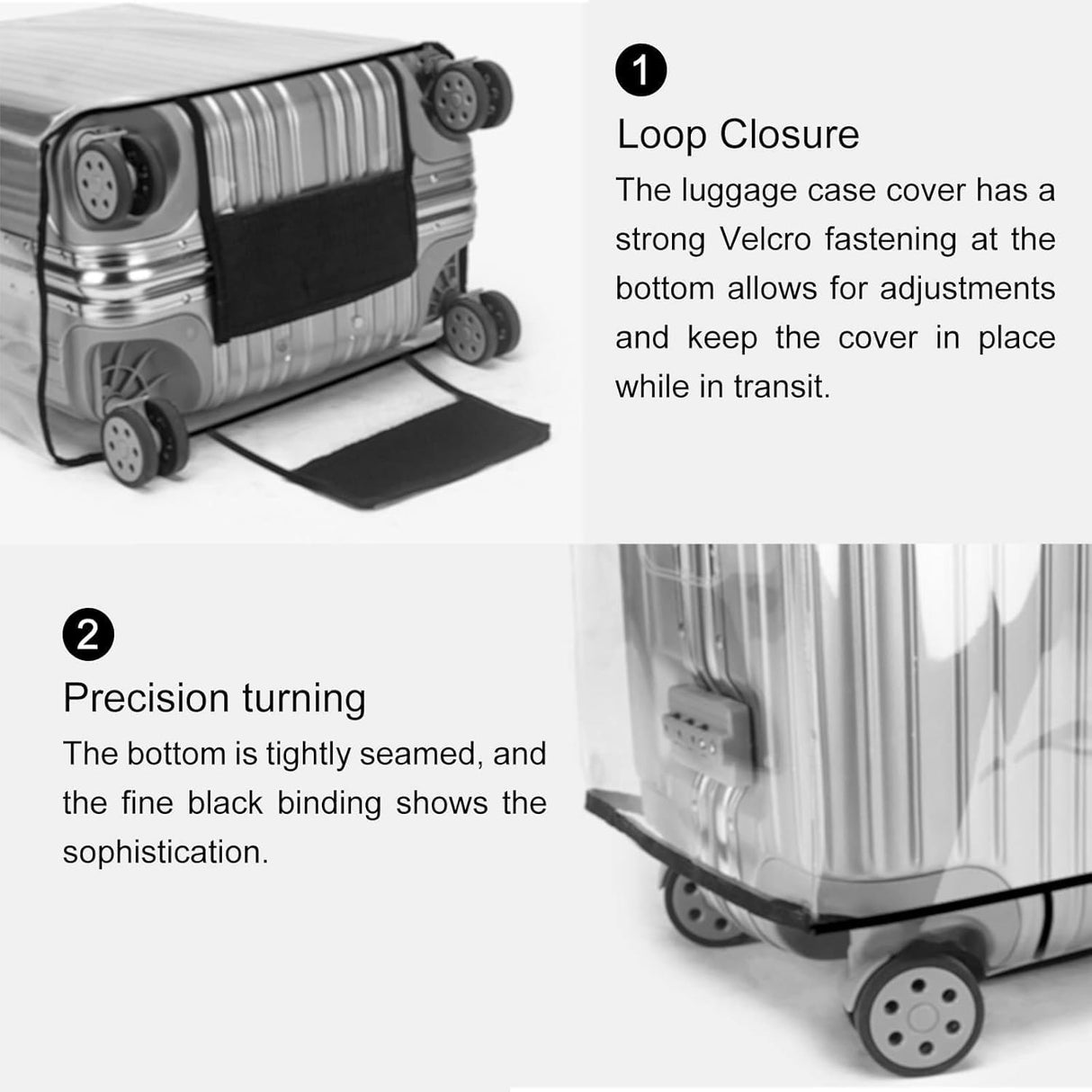 Cubierta de maleta T Tersely, impermeable y antiarañazos, 20