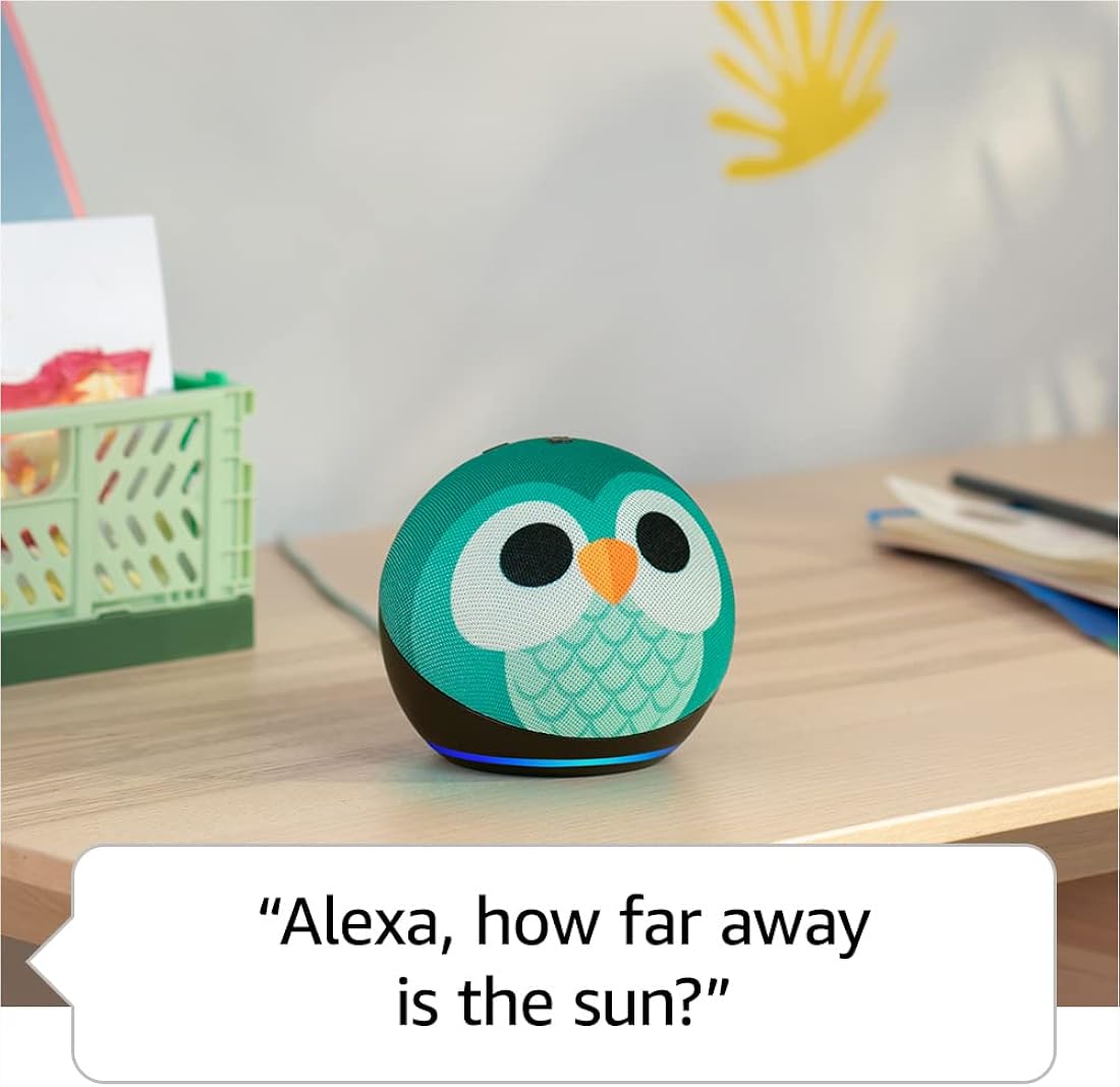 Echo Dot Kids cuenta con control parental y diseño de dragon