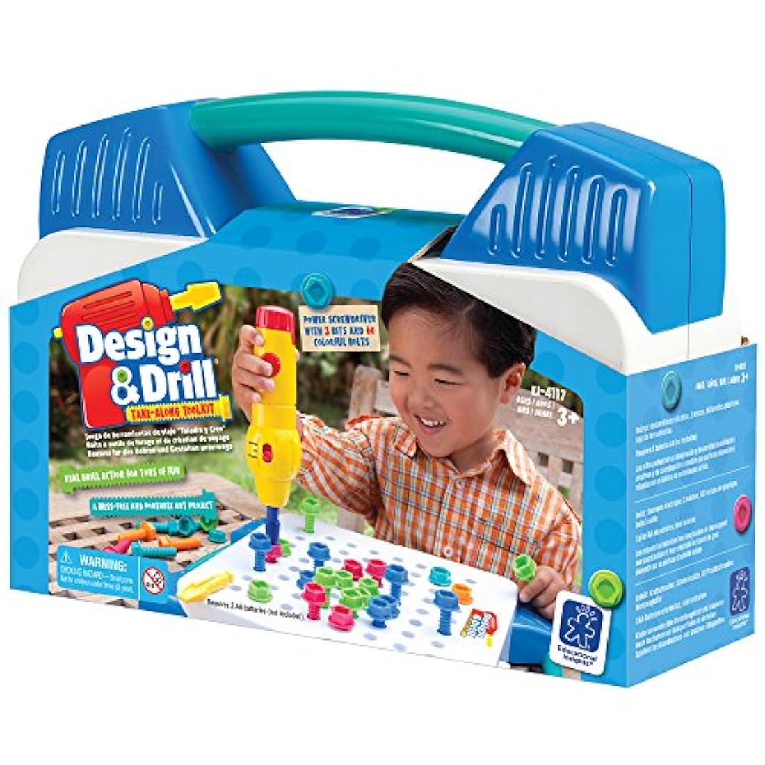 Equipo de herramientas para llevar diseña y taladra