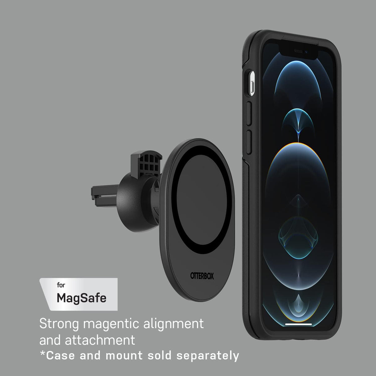 OtterBox Soporte de ventilación de coche para MagSafe negro